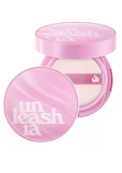 UNLEASHIA DON’T TOUCH GLASS PINK CUSHION SPF50+ 23W WITH CARE