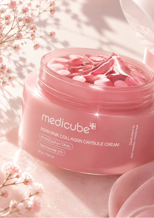 Medicube PDRN Pink Collagen Ενυδατική κρέμα προσώπου Capsule  (55g)