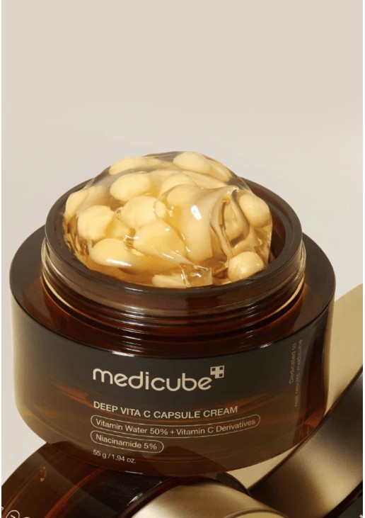 Medicube Deep Vita C Κρέμα Προσώπου σε Κάψουλες με Βιταμίνη C 55gr