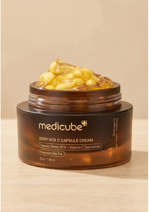 Medicube Deep Vita C Κρέμα Προσώπου σε Κάψουλες με Βιταμίνη C 55gr