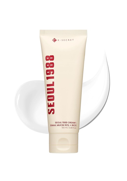 K-Secret Seoul 1988 Cream with 93% Snail Slime and Rice 100ml