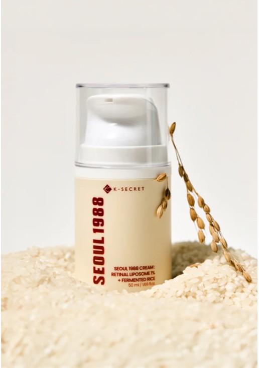  K-SECRET Seoul 1988 Cream: Retinal Liposome 1% + Fermented Rice (50 ml)