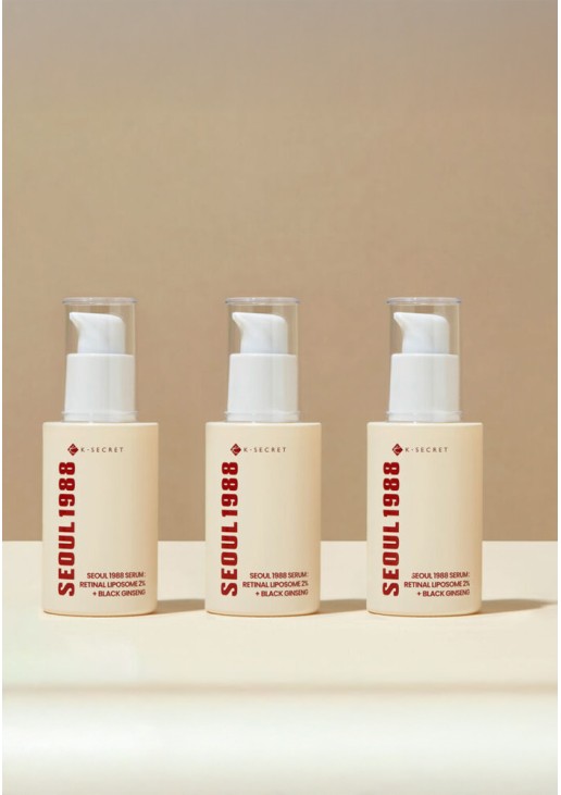 K-SECRET Seoul 1988: Retinal Liposome 2% + Black Ginseng – Anti-Aging Serum