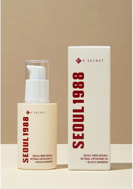 K-SECRET Seoul 1988: Retinal Liposome 2% + Black Ginseng – Anti-Aging Serum