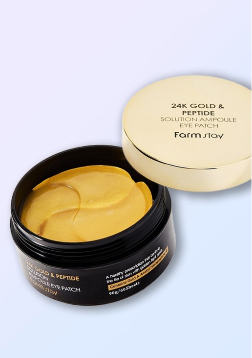 24K Gold & Peptide Solution Ampoule Eye Patch