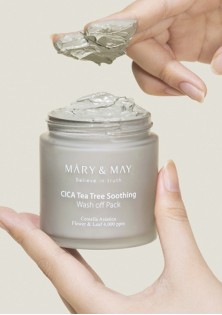 Mary & May CICA Tea Tree Soothing Wash Off Pack Mάσκα αργίλου