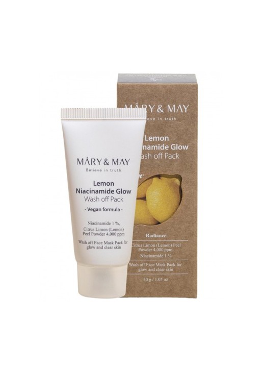 Mary&May Lemon Niacinamide Glow Wash off Pack (30g) 