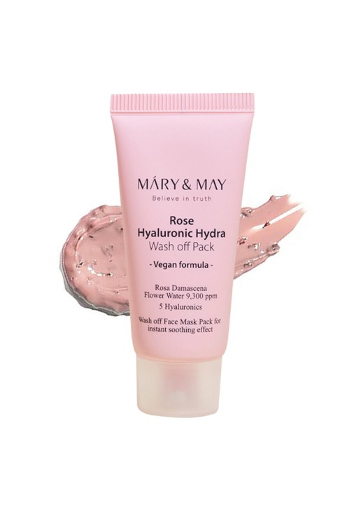 Mary&May - Rose Hyaluronic Hydra Wash off Pack 30gr
