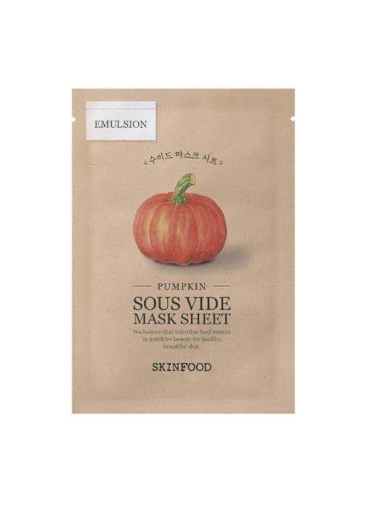 SKINFOOD υφασμάτινη μάσκα προσώπου Κολοκύθα