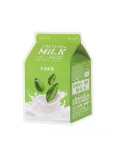 A’pieu – Green Tea Milk One-Pack Face Mask, 1 τεμάχιο 