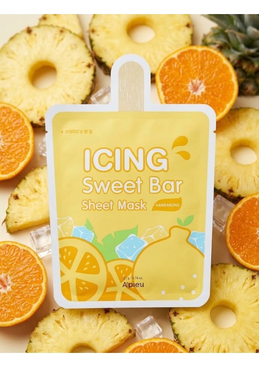 A’pieu – Icing Sweet Bar Sheet Mask Pineapple,