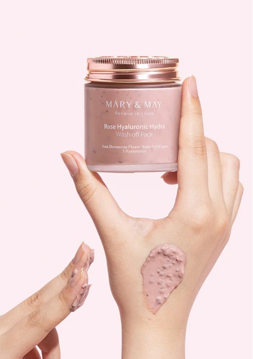 Rose Hyaluronic Hydra Wash Off Pack