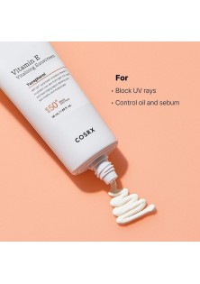 Cosrx Vitamin E Vitalizing Αντηλιακή κρέμα Προσώπου SPF 50+ (50 ml)