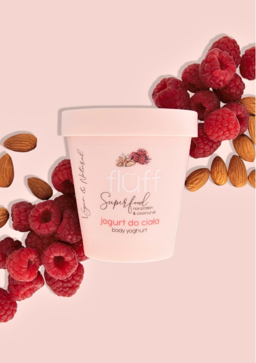 Fluff Raspberry Almonds Body Yogurt 