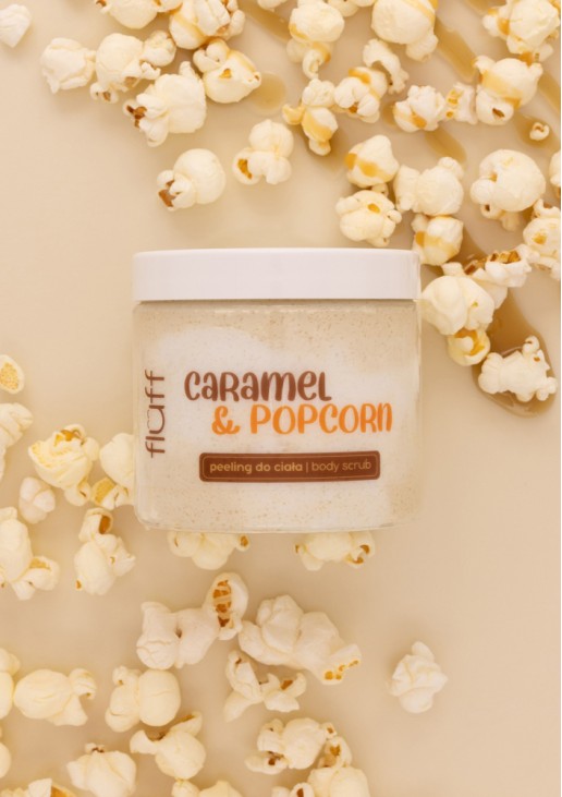 Fluff Body Scrub Caramel Popcorn