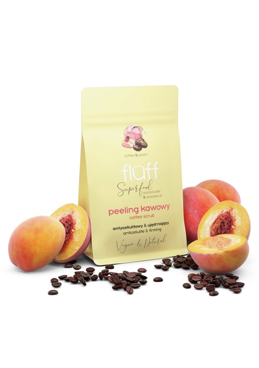 Fluff Peach-Coffee Dry Body Peeling