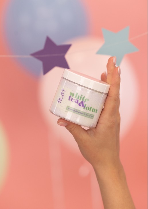 Fluff Body Scrub White Tea & Lotus