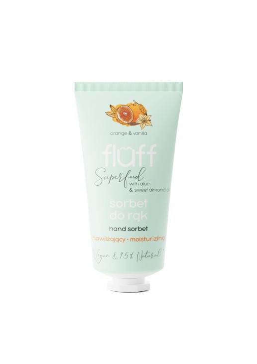 Fluff Orange & Vanilla Moisturising Hand Sorbet 