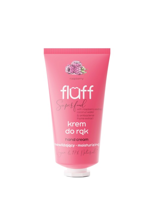 Fluff raspberry antibacterial hand cream 