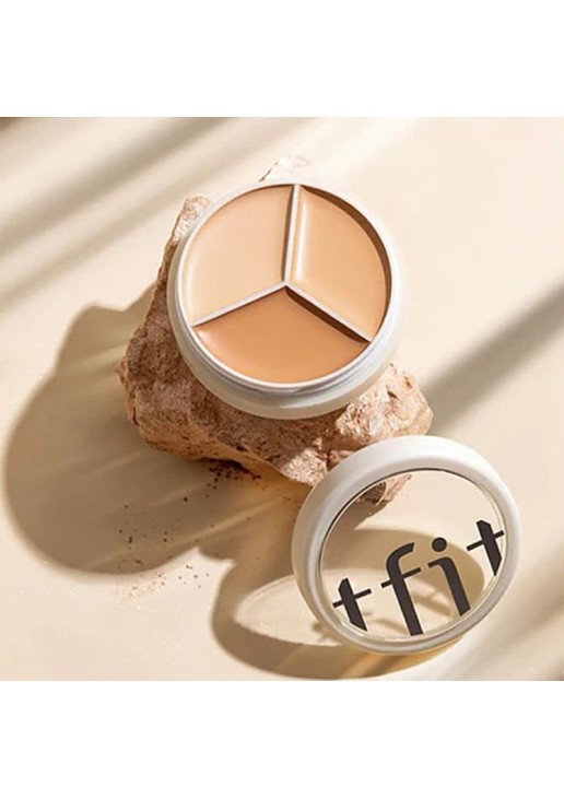 Tfit Cover Up Pro Concealer Palette 3-in-1 Full Coverage Color Correcting 01Neutral