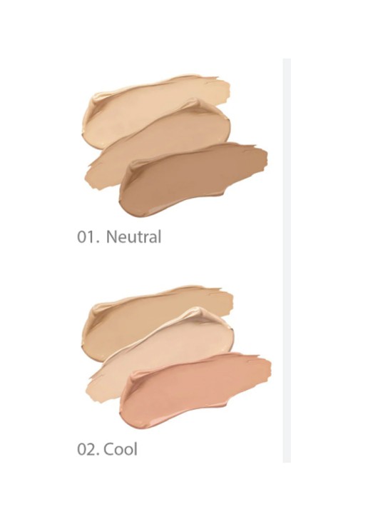 Tfit Cover Up Pro Concealer Palette 3-in-1 Full Coverage Color Correcting 01Neutral