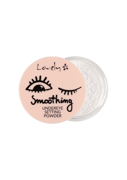 Lovely Under Eye Smoothing Setting Powder - Lightweight Loose Powder For Under Eyes, 3g